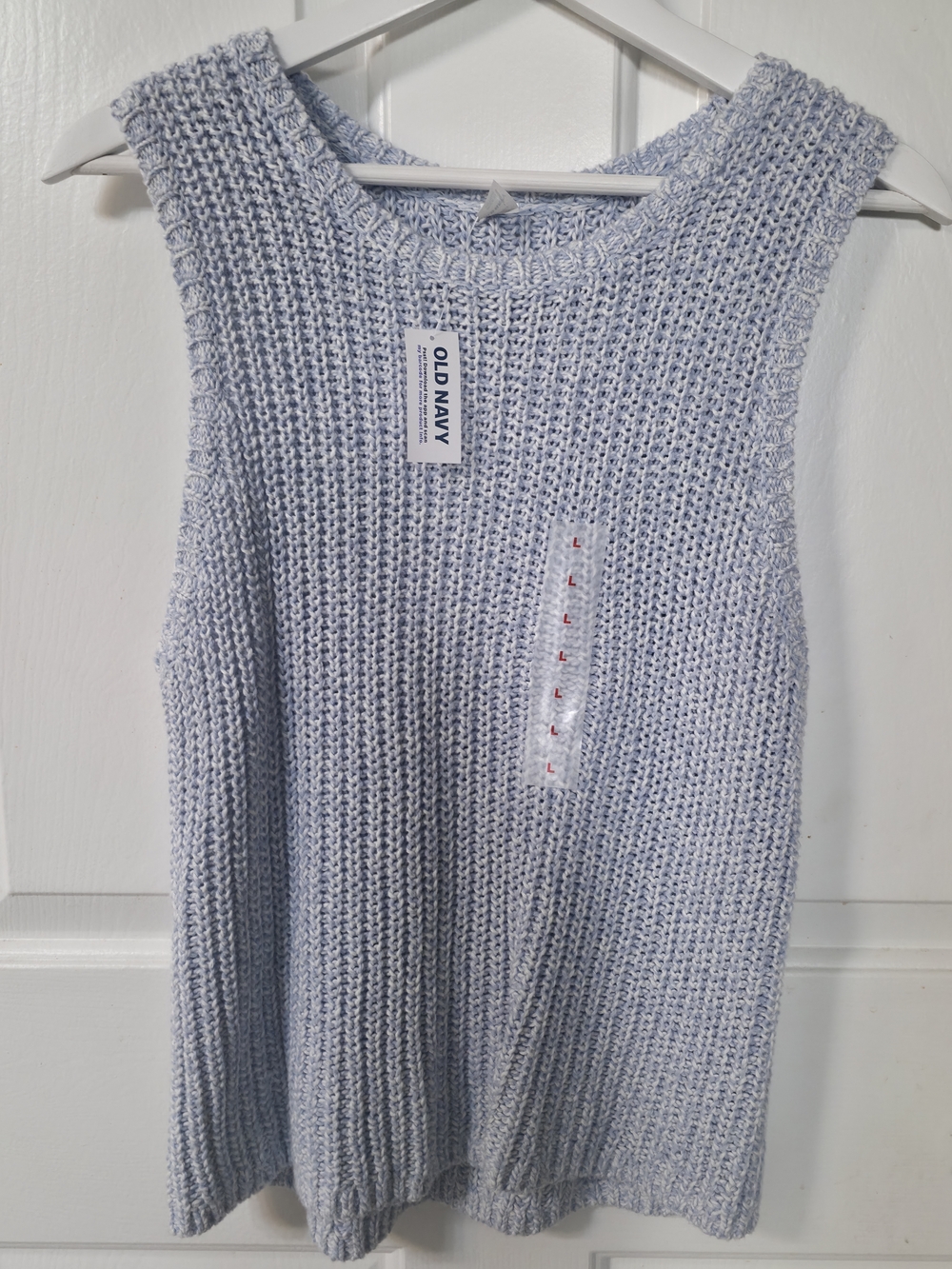Old Navy Pale Blue Knit Tank Top